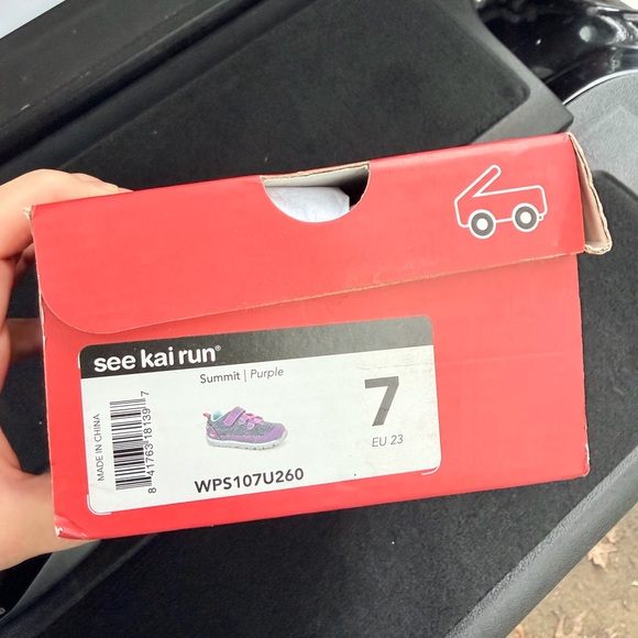 See Kai Run Kids Sneakers in Purple and Pink Toddler 7 - Picture 7 of 7